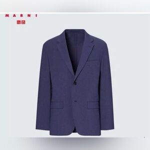 Uniqlo x Marni Men’s Tailored Navy Blue Blazer size Small